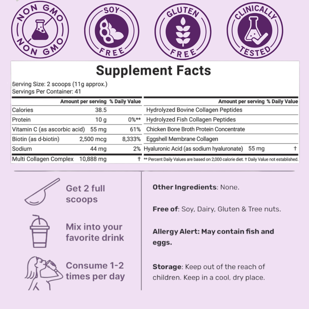 Multi Collagen Peptides Powder