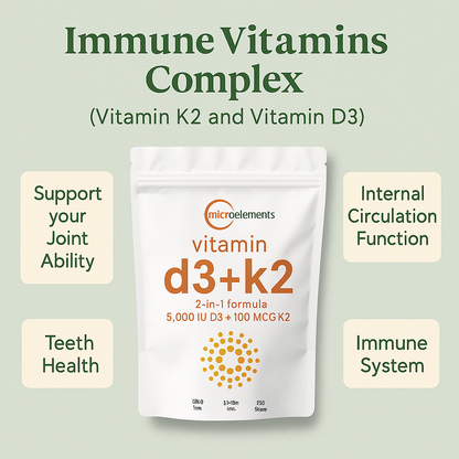 Vitamin D3 + K2 - Supports Wellness
