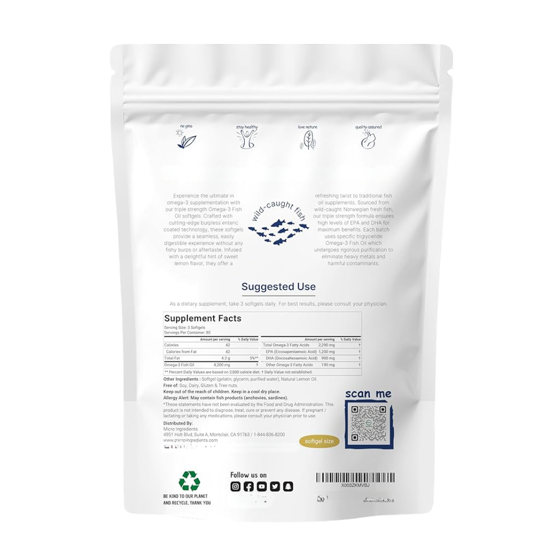 Omega 3 - Fish Oil SoftGels