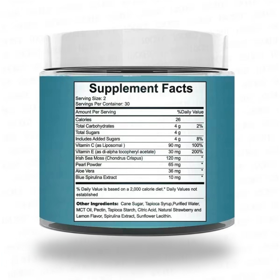 Sea Moss Glow Gummies - for Gut & Skin